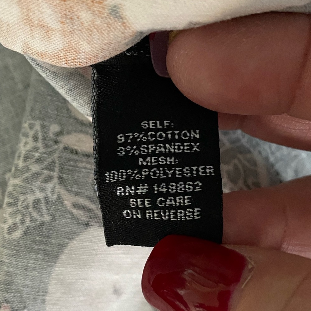 Torrid floral tulle overlay A-line skirt, Sz. 4X - Picture 6 of 9